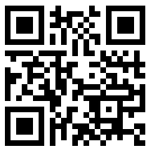 a qr code on a white background